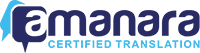 Logo: Amanara Certified Translation